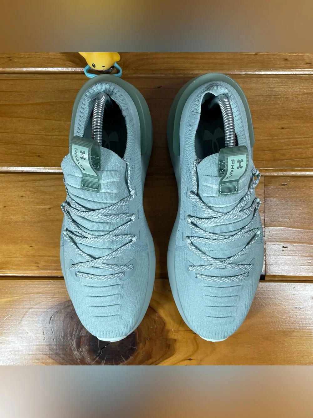 Under Armour HOVR Phantom 3 Mens Size 8.5 Opal Green Running Shoes 3025516-304